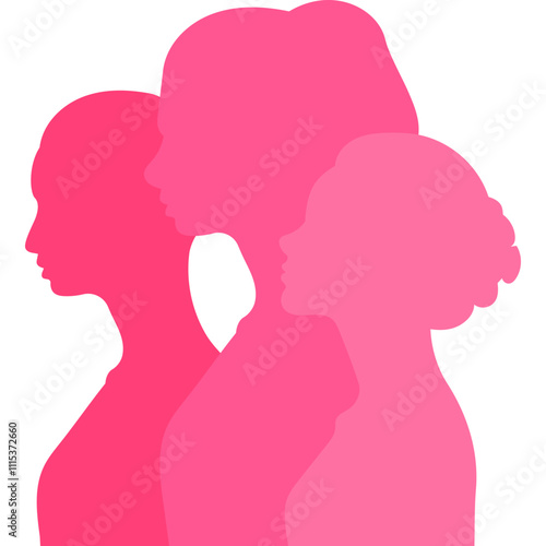 International Womens Day Silhouette