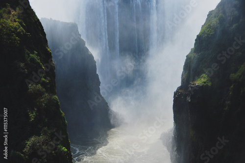 Victoria Falls on the Zambezi River, Africa