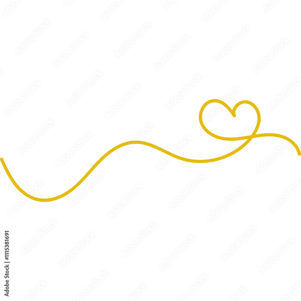 Gold Heart Scribble Gold Heart Scribble