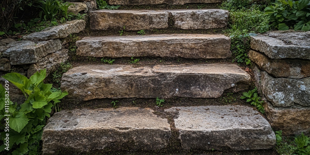 A set of aged and weathered stone steps creates a charming atmosphere, showcasing the beauty of old stone steps in various lighting and angles for a captivating visual experience. A set of aged and weathered stone steps creates a charming atmosphere, showcasing the beauty of old stone steps in various lighting and angles for a captivating visual experience.