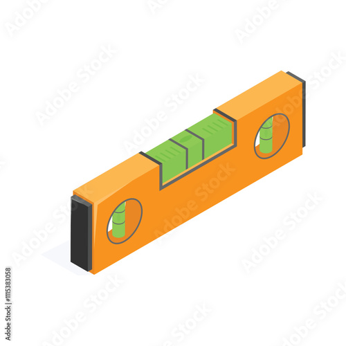A construction level tool used for real estate development