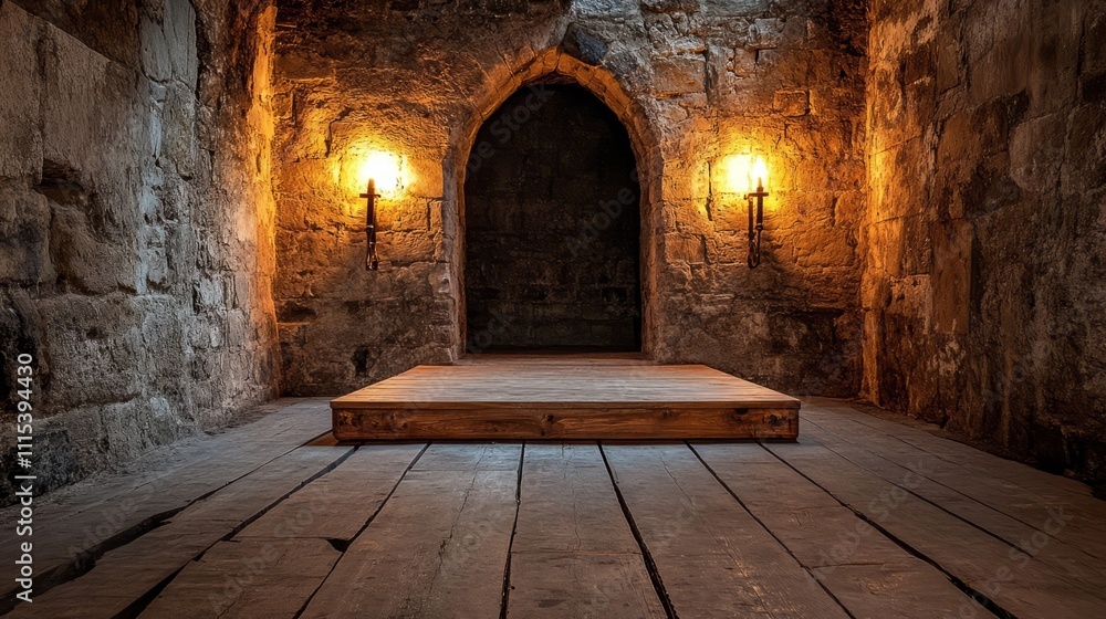 Obraz premium Empty podium for products