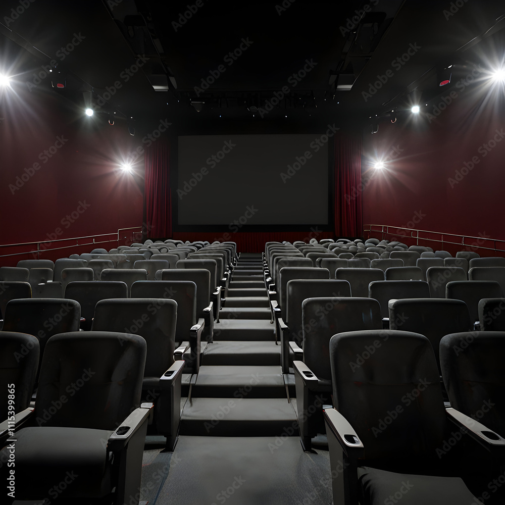 Cinema theatre before presentation Cinema theatre before presentation