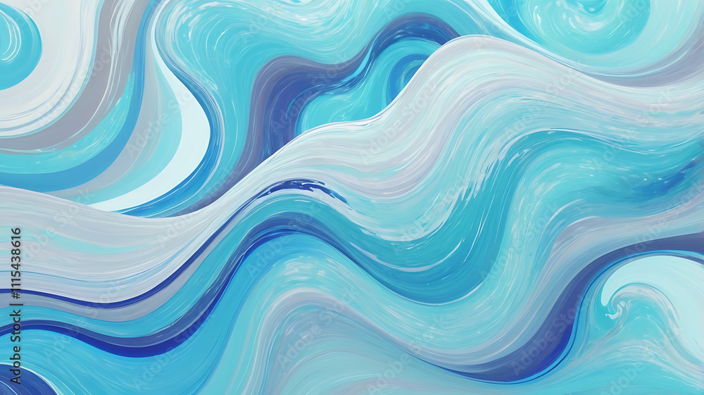 abstract background illustration with waves, trendy liquid art in light turquoise, teal, very castle blue colors, abstract background illustration with waves, trendy liquid art in light turquoise, teal, very castle blue colors,