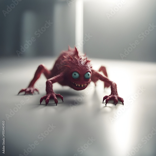 Monster on floor photo