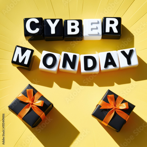 Vibrant Display of Cyber Monday Deals