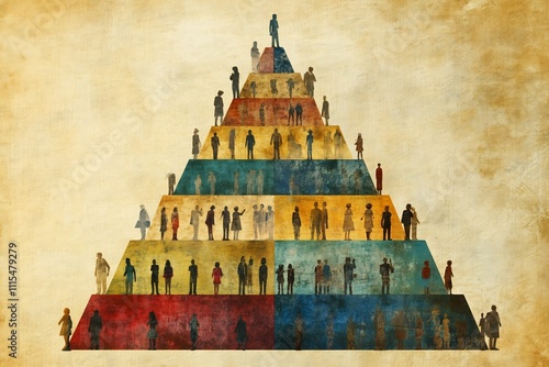 Stratification of Social Classes and Economic Hierarchy in a Conceptual