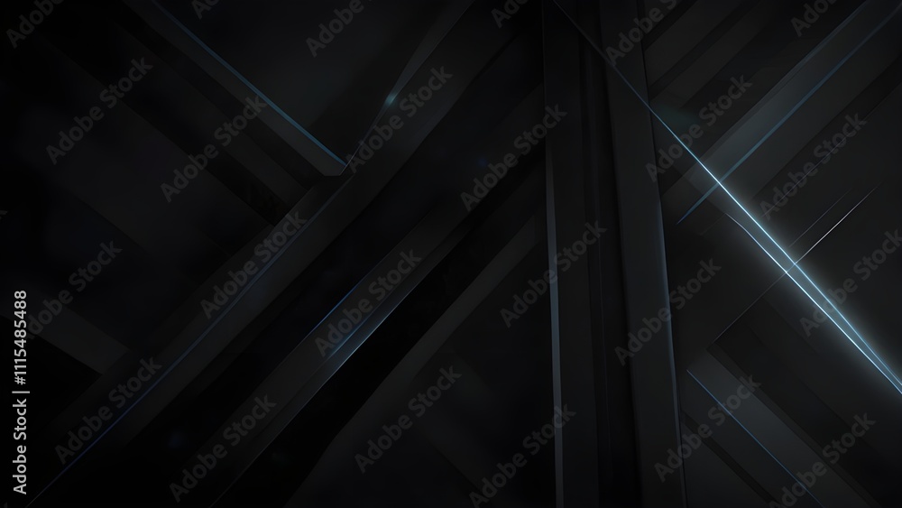 Obraz premium Black lighting background with diagonal stripes. Vector abstract background Generative AI
