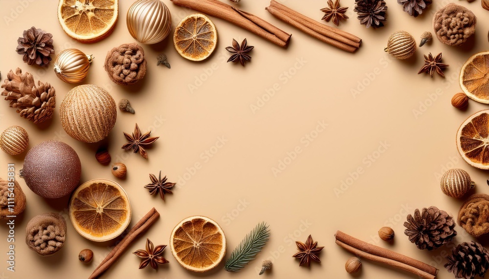 Rustic Christmas with Warm Tones Rustic Christmas with Warm Tones