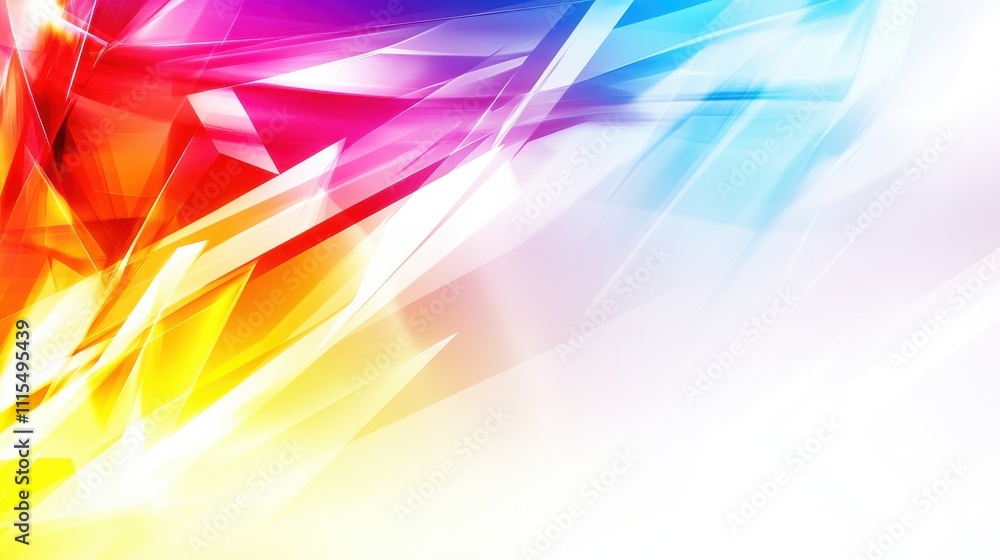 Abstract colorful geometric background with vibrant hues and sharp shapes, ideal for modern designs. Abstract colorful geometric background with vibrant hues and sharp shapes, ideal for modern designs.