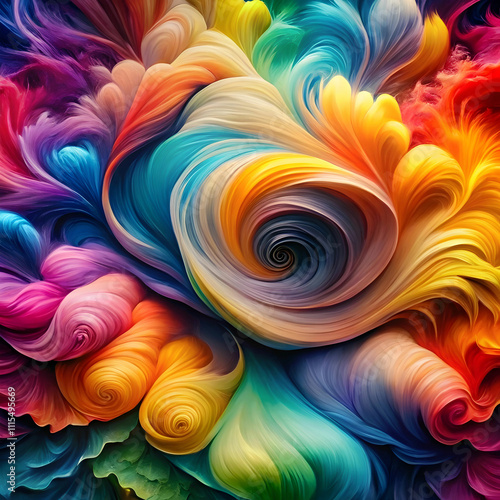 A beautiful abstract background featuring a vibrant blend of colors and textures, abstract, vibrant, colors, textures