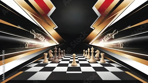 Background for chess Poster and flyers