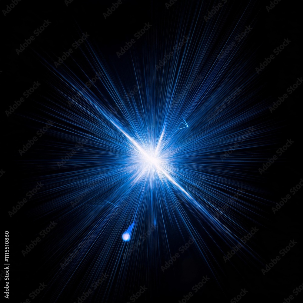 Fototapeta premium sparks with solid black background and also fire particles