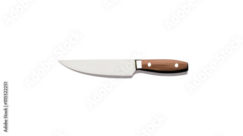 Professional Chef Knife with Wooden Handle and Sharp Blade Design