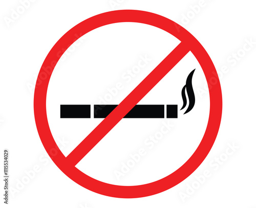 no smoking warning sign or no smoking area