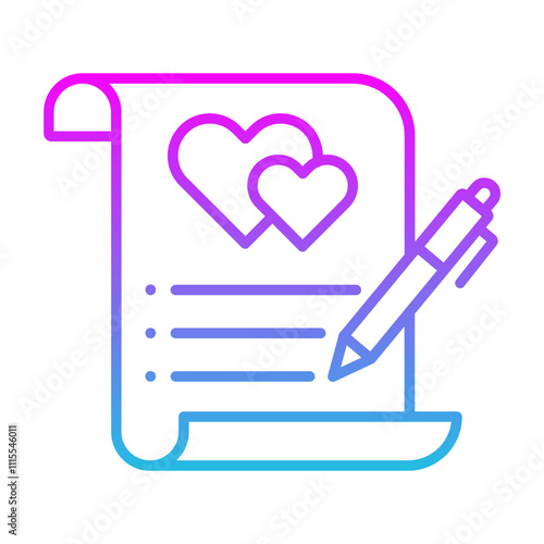 Wedding Contract Icon