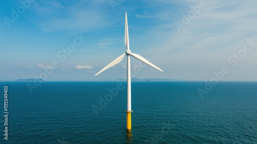 Harnessing wind turbine generators for sustainable energy at sea photo