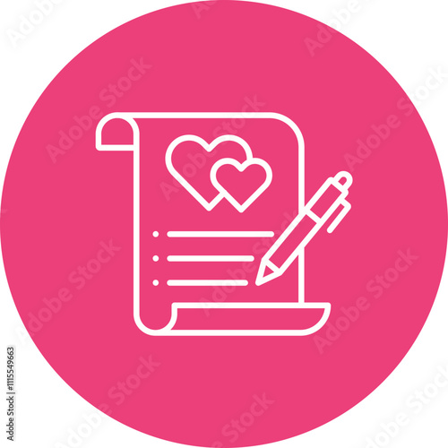 Wedding Contract Icon