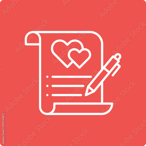 Wedding Contract Icon