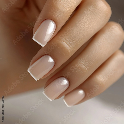 woman applying polish on their fingers