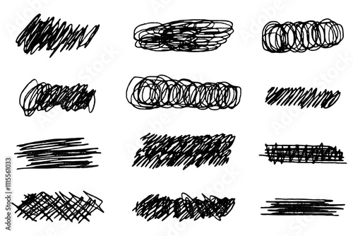 手書きのあしらいイラストセット