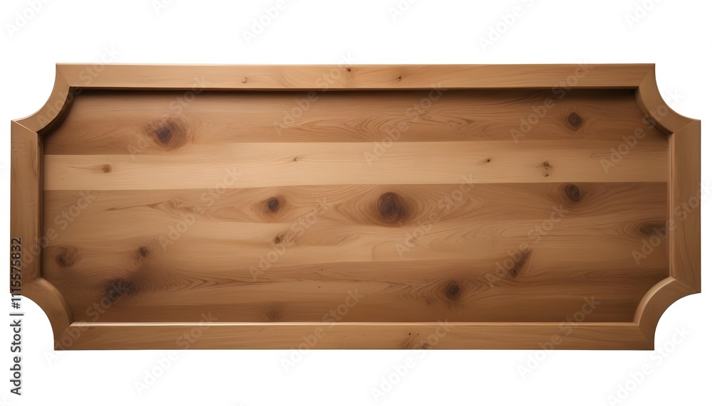 Fototapeta premium A wooden table or surface with a natural wood grain pattern