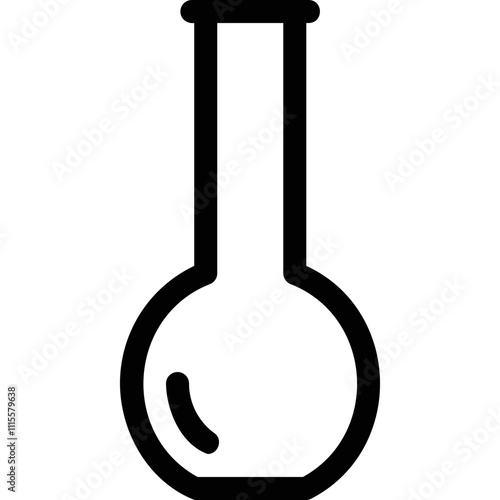 Round-bottom chemical flask icon