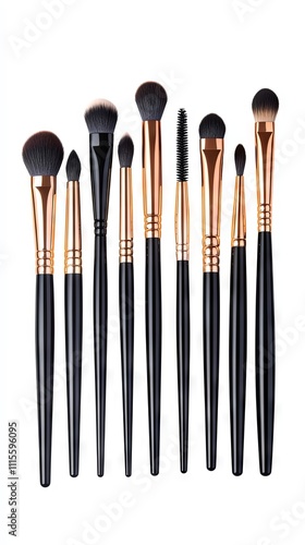 Elegant Makeup Brushes Set - Professional Quality photo