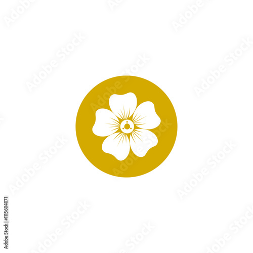 Wallpaper Mural Flower icon isolated on transparent background Torontodigital.ca