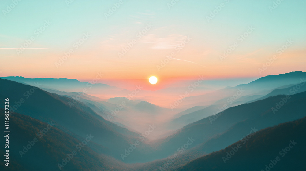 Fototapeta premium Modern unique poster-style artwork featuring