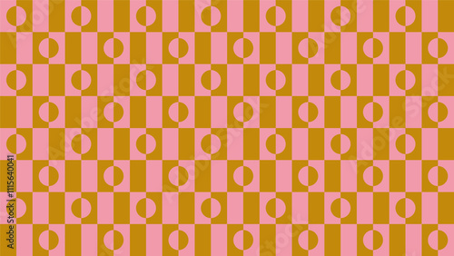 Groovy pattern with shapes