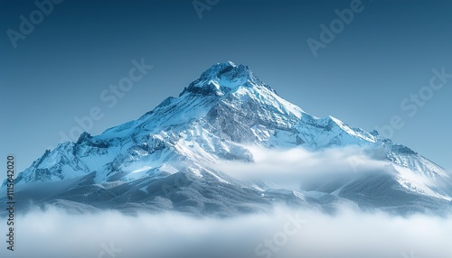 Wallpaper Mural snow covered mountain Torontodigital.ca