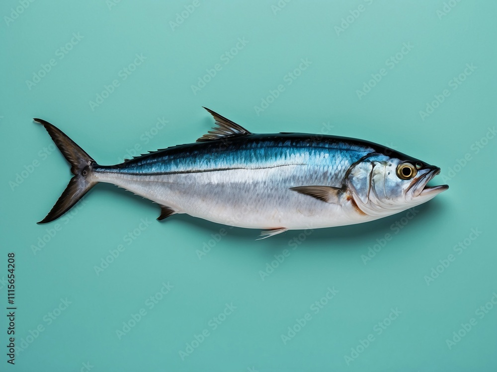 Fototapeta premium Mackerel on a blank background