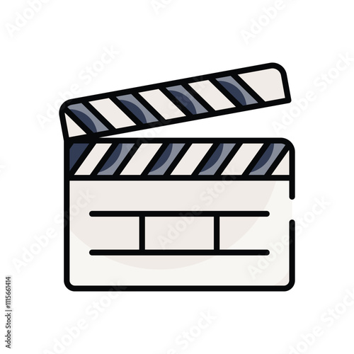 Film Clapperboard vector icon