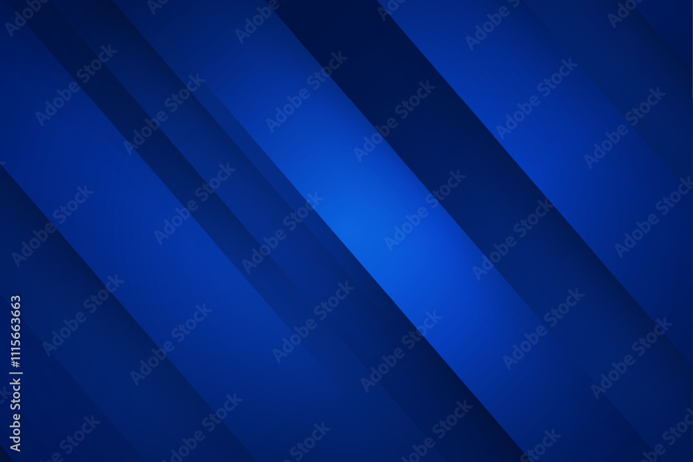 Fototapeta premium Gradient blue dynamic lines background
