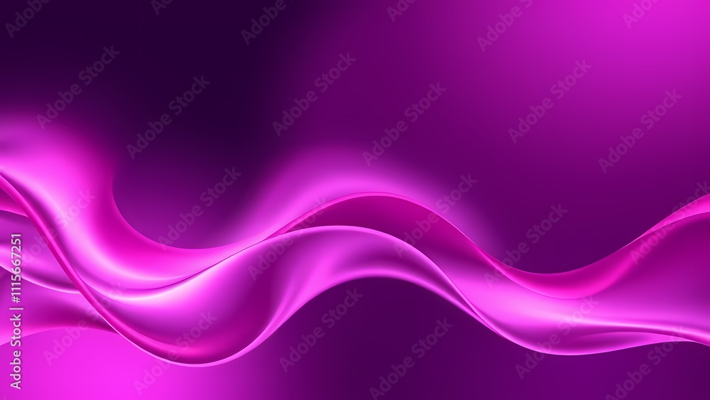 Purple paper waving abstract banner design. Wavy vector background. generative ai Purple paper waving abstract banner design. Wavy vector background. generative ai