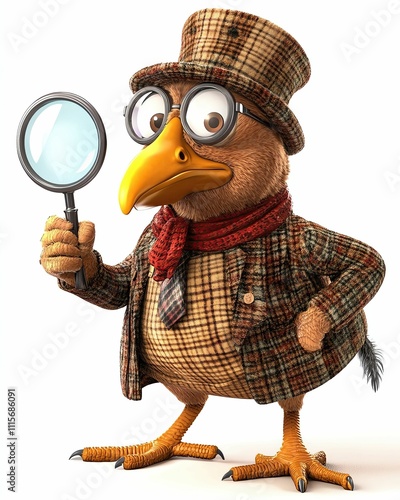 Turkey cartoon in funny poses