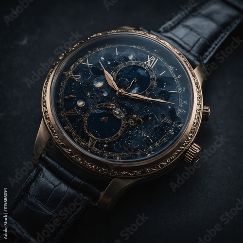 Imagine a watch face inspired by the moon phases.