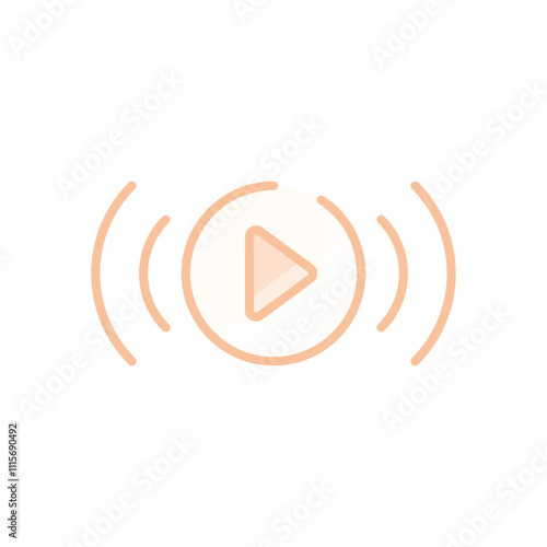 Live Streaming vector icon