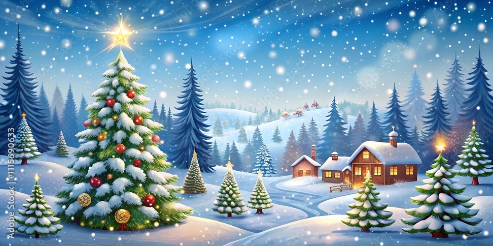 Obraz premium winter-christmas