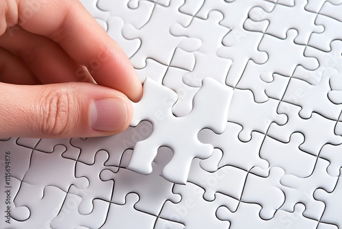 White jigsaw puzzle