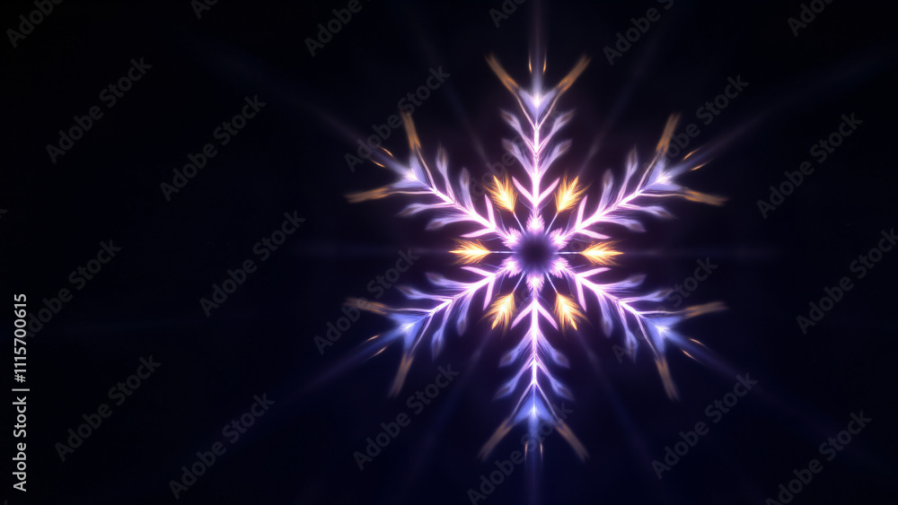 Fototapeta premium Captivating Snowflake Designs Explore Unique Patterns and Their Symbolism in Nature