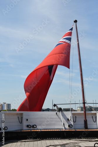 flag on ship