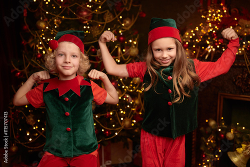 best helpers of Santa photo