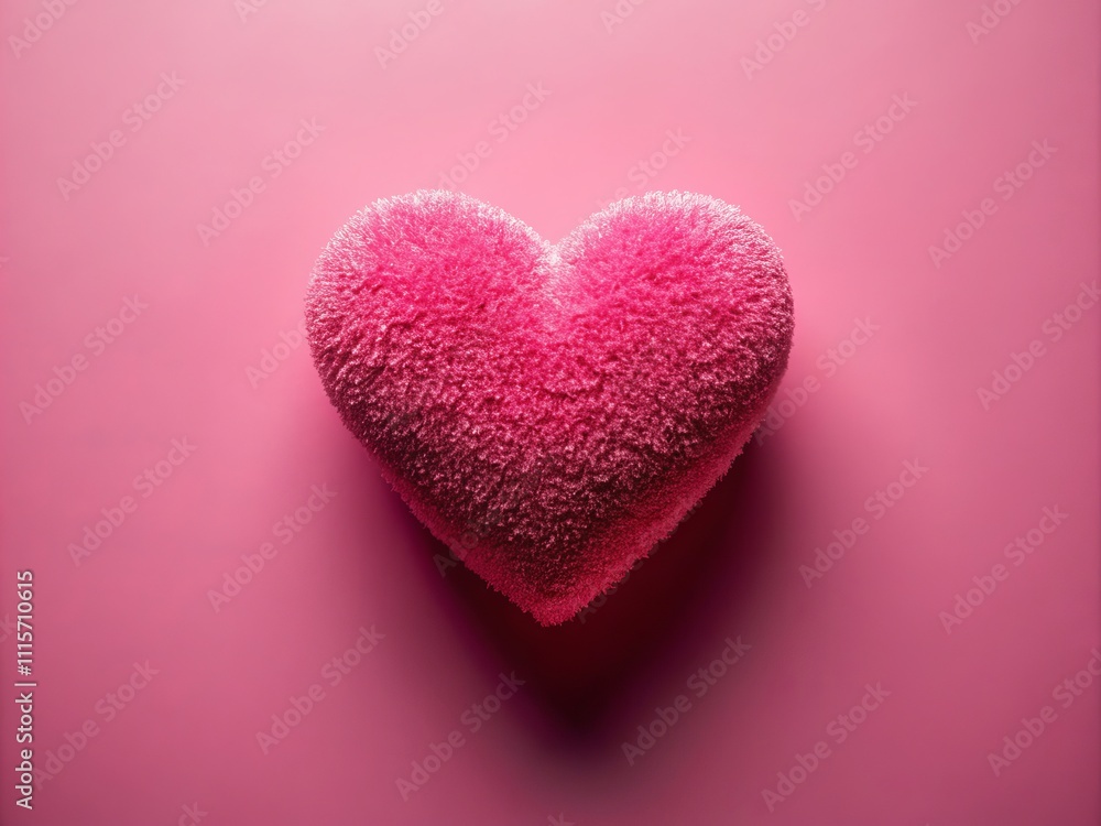 Heart on Isolated Pink Background - Capturing the Essence of Love and Emotion in a Minimalist Design for Romantic Themes and Creative Projects Heart on Isolated Pink Background - Capturing the Essence of Love and Emotion in a Minimalist Design for Romantic Themes and Creative Projects