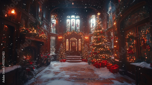 Wallpaper Mural christmas background Torontodigital.ca