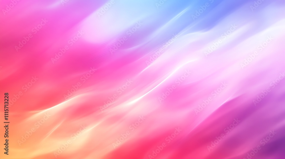 Fototapeta premium Abstract colorful background with gradient and wavy lines.