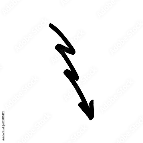 Hand Draw Arrows Object Icon