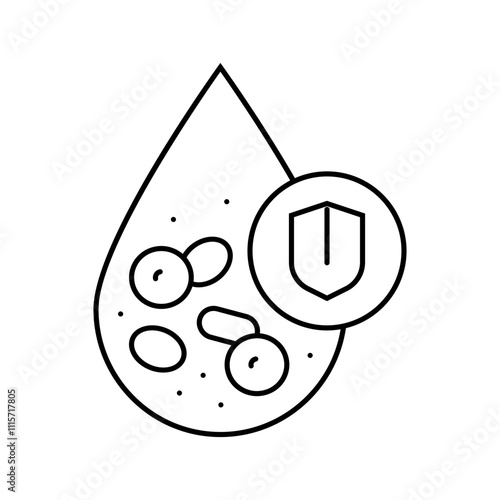 insulin resistance obesity overweight line icon vector. insulin resistance obesity overweight sign. isolated contour symbol black illustration