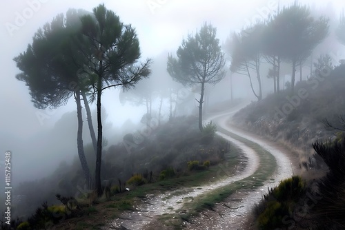 morning in the fog